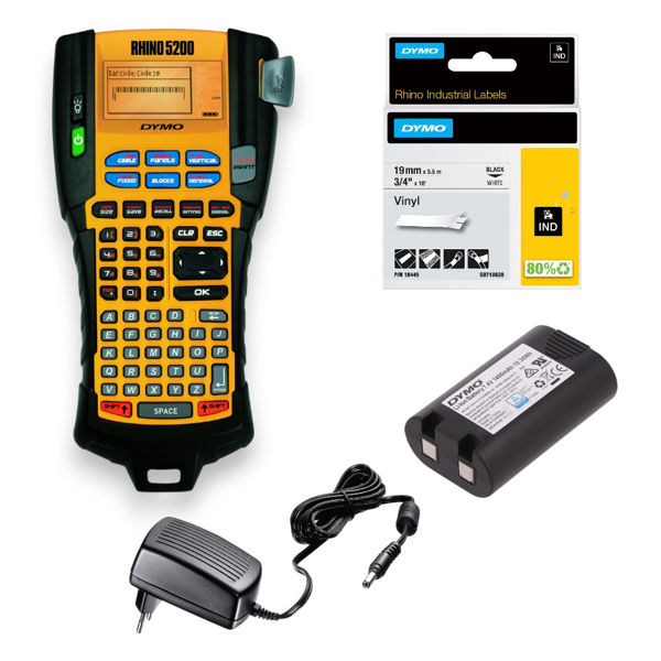 Picture of Dymo Rhino 5200 Heat Transfer Label Printer Kit (No Case)